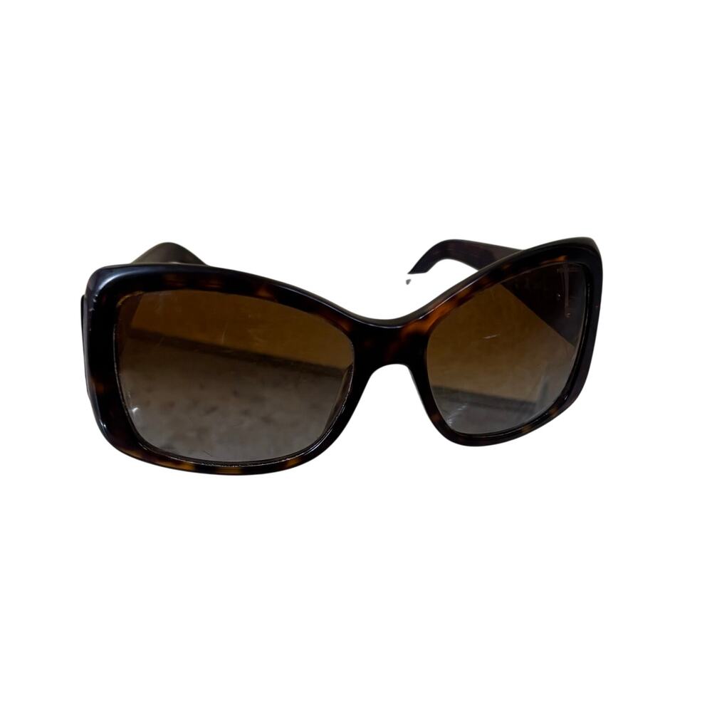 Versace Vintage Havana Tortoise Shell 4215 Polarized Womens Sunglasses and Case